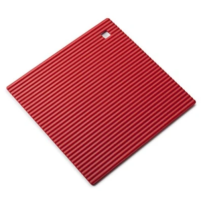 Image of Zeal Silicone Heat Resistant 18cm Trivet Mat Red