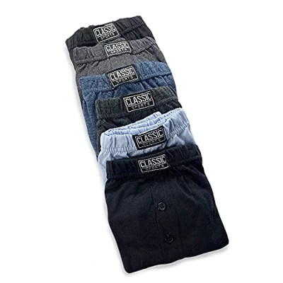 Image of Undercover 6 Pairs Mens Cotton Rich Plain Boxers TF99 3XL