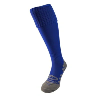 Image of Optimum Classico Sports Socks Moisture Wicking, Breathable, Cushioned for Football, Rugby, Athletics Lightweight, Quick Dry Royal Blue, Infant (8 11)