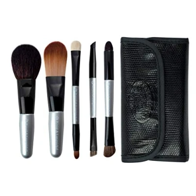 Image of Royal &amp; Langnickel Travel Essentials 5 Piece Cosmetic Brush Set (Silver)