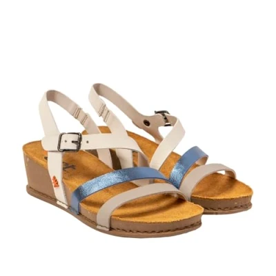 Image of ART Women&#039;s 1930 I Live Sandal, Nappa Multi Cream, 9 UK