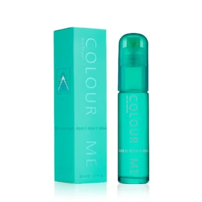 Image of COLOUR ME Aqua Perfume for Women. 50ml Eau de Parfum. Luxury Fragrance Ladies Perfume, Long Lasting Womens Perfumes by Milton Lloyd