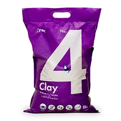 Image of Omlet Clay Clumping Cat Litter Long Lasting and Low Waste Absorbent Sustainable Excellent Odour Control High Absorbency No. 4 10L