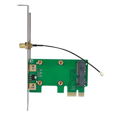 Image of Mini PCI E to Network Card Wireless Ethernet LAN WiFi Adapter for Laptop Compatible with Windows Linux Mac