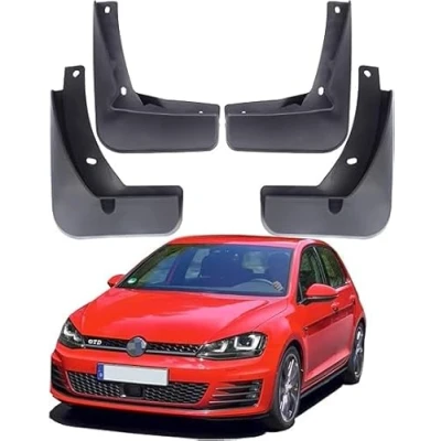 Image of AnJWen Car Mud Flaps for VW Golf mk7 GTD 2013 2019,Car Wheel Protection, Accessories,Front and Rear Mudflaps Splash Guards Fender,4 Pcs
