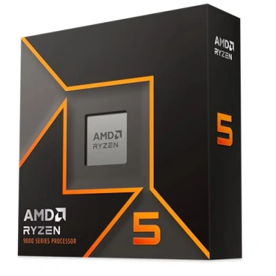 Image of AMD Ryzensets 5 9600X Processor (radeon graphics included, 6 Cores/12 Threads, 65W TDP, Socket AM5, Cache 38MB, up to 5.4 GHz max boost Frequency, no cooler)