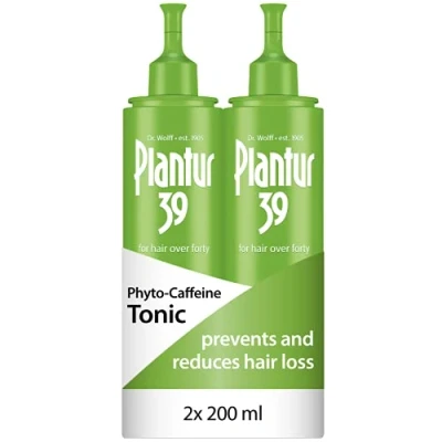 Image of Plantur 39 Caffeine Tonic Prevents and Reduces Hair Loss 2x 200ml Support Growth Thickening Women Care Made in Germany