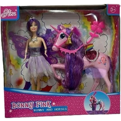 Image of YSAMAX Princess Doll And Unicorn Horse Toy, Encourages Imaginative Play, Fostering Creativity In Children, Child Safe Construction, Endless Hours Of Enchantment