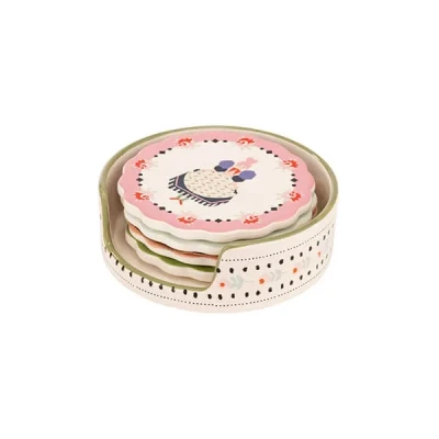 Image of Cath Kidston Spring Birds Coaster Set