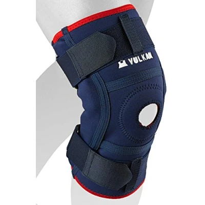 Image of Vulkan Classic 3071 Hinged Knee Brace with Aerotherm Breathable Lining and Stabilising Strap Large