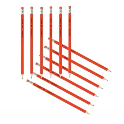 Image of Q Connect HB Rubber Tipped Office Pencil (12 Pack)
