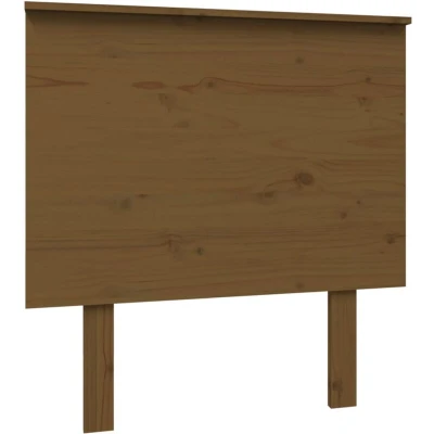 Image of vidaXL Bed Headboard Honey Brown 79x6x82.5 cm Solid Wood Pine
