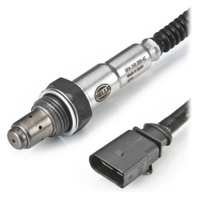 Image of 011906262CF, 022906262AF, 022906262AG, 022906262AP, 022906262BQ Lambda sensor HELLA 6PA 358 066 421 Diagnostic Probe VOLKSWAGEN: Polo V Hatchback