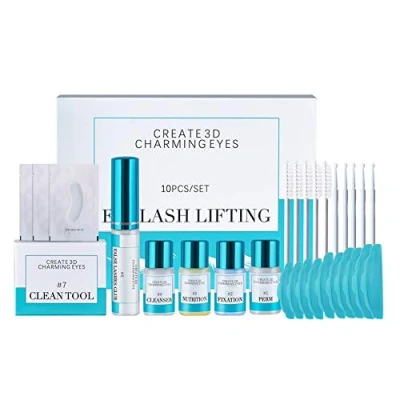 Image of Weixinbuy Professional Lash Lift Kit, Eyelash Perm Extensions/ Curling/ Lifting Semi Permanent Curling Perming Wave Suitable For Salon