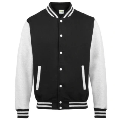 Image of AWDis JH043MOXN / BURM, Men&#039;s Jacket, Multicolored (Jet Black/Heather Grey), Small