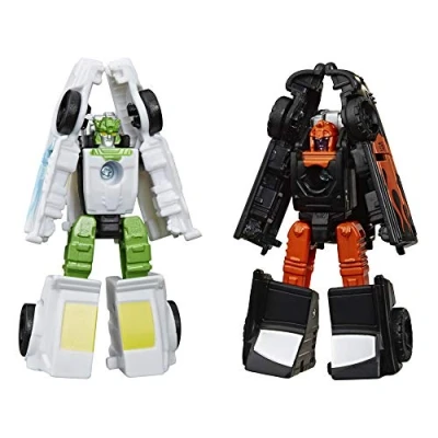 Image of Transformers Toys Generations War for Cybertron: Earthrise Micromaster WFC E3 Hot Rod Patrol 2 Pack Kids Ages 8 and Up, 1.5 inch