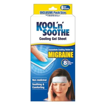Image of KOOL&#039;n&#039;Soothe Cooling Gel Sheet Migraine 6 Sheets