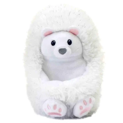 Image of Curlimals Perry Polar Bear Arctic Glow Teddy Bear, Sensory toys, Cute, Plush, Laughing, Light Up Tummy. Age 3+