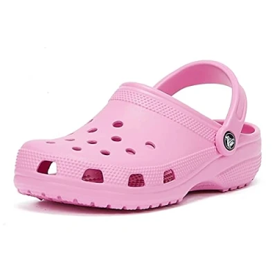 Image of Crocs Unisex Classic Clogs (Best Sellers) , Taffy Pink,12 UK Men/ 13 Women