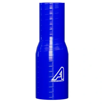 Image of 38mm (1.5&quot;) to 28mm (1.1&quot;) Straight Reducer Hose Coupler Intercooler Universal Tube Blue