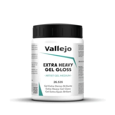 Image of Vallejo Model Color 200 ml Stone Textures Extra Heavy Transparent Gel