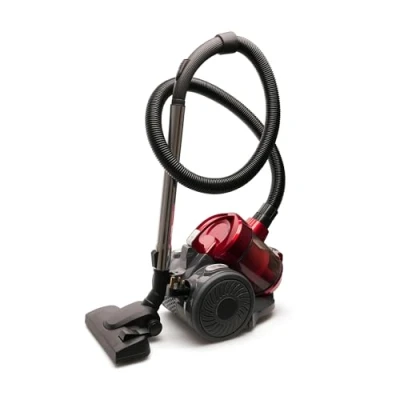 Image of HomeLife 800w Powerful Bagless Cyclone Cylinder Vacuum for hard floor or carpet with hygienic filter Red E8101RD