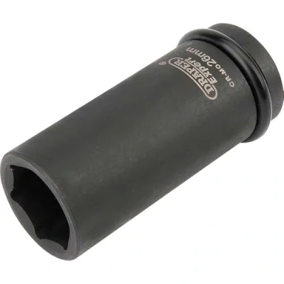 Image of Draper Expert HI TORQ� 6 Point Deep Impact Socket, 3/4&quot; Sq. Dr., 26mm