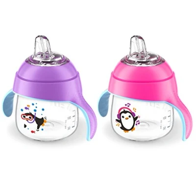 Image of Philips AVENT SCF751/29 Learning Cup with Spout 200 ml Cups (6 Months), Multicoloured, Polypropylene (PP), Silicone, Indonesia, ml, 100 g