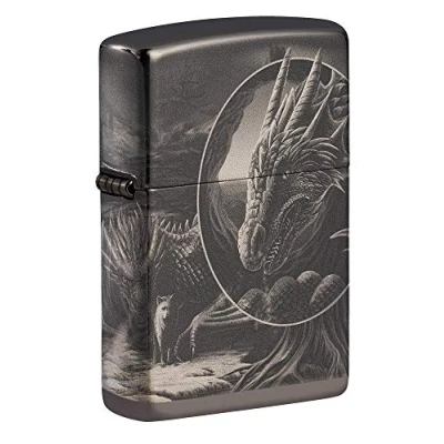 Image of Zippo Lighter, Metal, Black, 1 Count (Pack of 1)