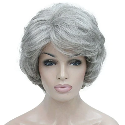 Image of Lydell Women&#039;s Short Curly Wavy Wig Synthetic Hair Full 6 inches (#30 Medium Auburn)