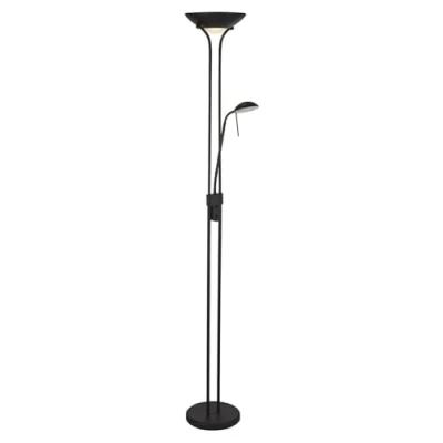 Image of LED Mother &amp; Child Floor Lamp Matt Black 3000K