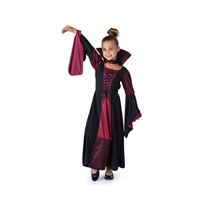 Image of Dress Up America Vampiress Costume For Kids Girls Vampire Halloween Role Play