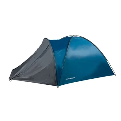 Image of Dunlop Unisex_Adult Kuppelzelte Tents, Blue/Grey, 210x250x130