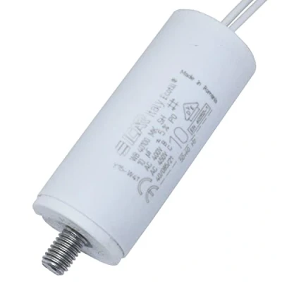 Image of Starting/Motor Capacitor 10µF 450V 30x71mm Cable 18cm ICAR 10uF