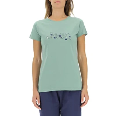 Image of JEEP O102612 E854 J Woman T Shirt Botanical Print J22W Jade Green M