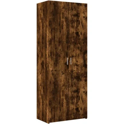 Image of vidaXL Highboard Smoked Oak 70x42.5x185 cm Engineered Wood