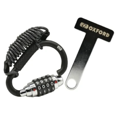 Image of OXFORD Anti theft Helmet Lid Lock OX656