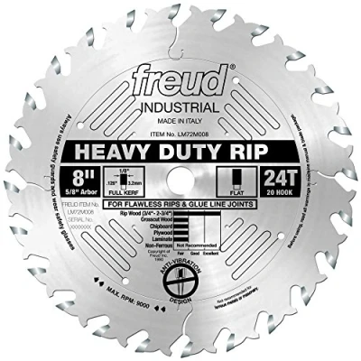 Image of Freud LM72M008: 8&quot; x 24T Heavy Duty Rip Blade