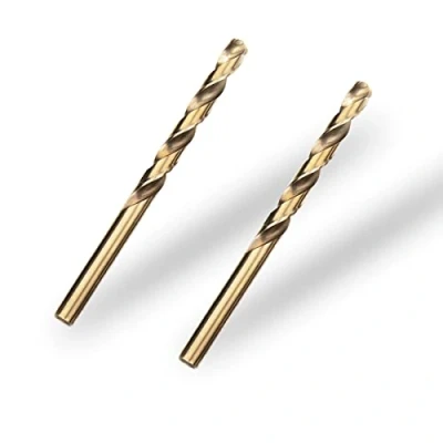 Image of Meccion HSS Cobalt Jobber Drill Bit 2pcs 8.0mm Twist for Drilling Stainless Steel and Metal