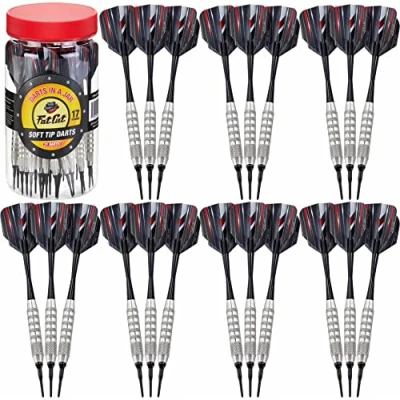 Image of Fat Cat Darts in a Jar: Soft Tip with Storage/Travel Container, 17 Grams (Pack of 21)