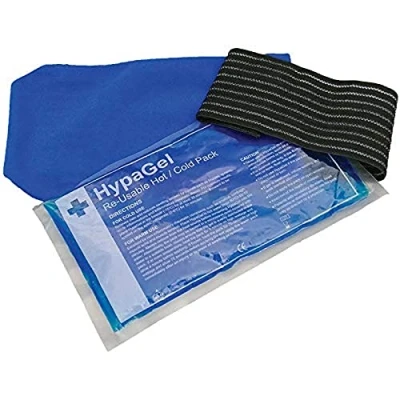 Image of Safety First Aid Group Hot Cold Therapy Compression Cuff for Use with Ice and Heat Packs, Empty