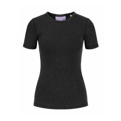 Image of JJXX Frankie WASH Basic Tshirt, Women&#039;s, Size: XS, Black