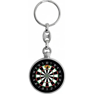 Image of Toff London Gold Dartboard 180 Keyring