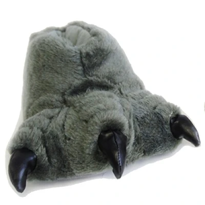 Image of SlumberzzZ Monster FEET Kids Slippers (11 12 UK, Grey)