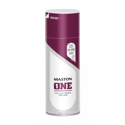 Image of Maston Spray Paint ONE Gloss Claret Violet RAL4004 400ml