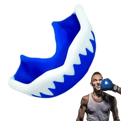 Image of Sports Mouth Guard Taekwondo Boxing Tooth Protection EVA Double Colored Gum Shield for Martial Arts, Football, Hockey, Lacrosse, MMA, Zonewd