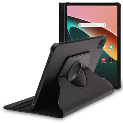 Image of ebestStar for Xiaomi Pad 5 Case Pro, 5G (2021), Cover 360 Rotating Protection, PU Leather, Black