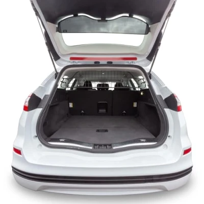 Image of Travall Dog Guard compatible with Ford Mondeo Estate (2014 Current) Vehicle Specific Boot Tailored Fit Luggage Pet Barrier Separator Heavy Duty Powder Coated Steel