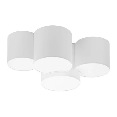 Image of TK Lighting Mona ceiling light, 4 bulb, white