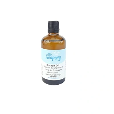 Image of Borage Oil Organic 100ml Cold Pressed, Raw, Pure, Unrefined